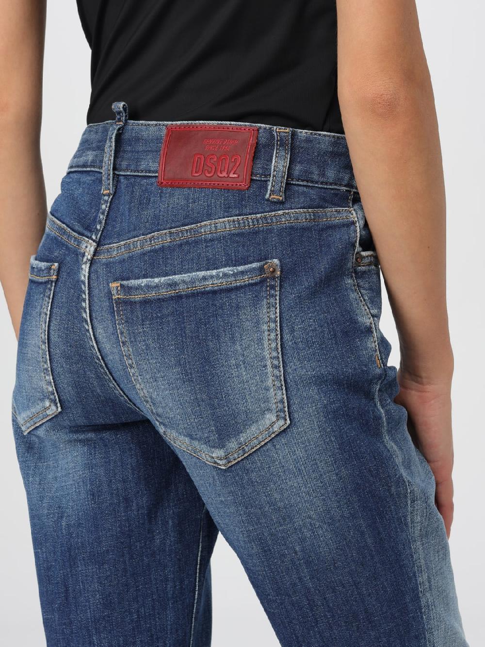 Giglio Jeans Dsquared2 In Denim Di Cotone