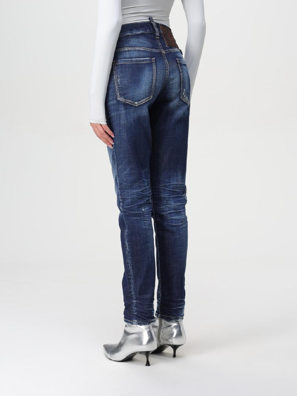 Giglio Jeans Dsquared2 In Denim Di Cotone