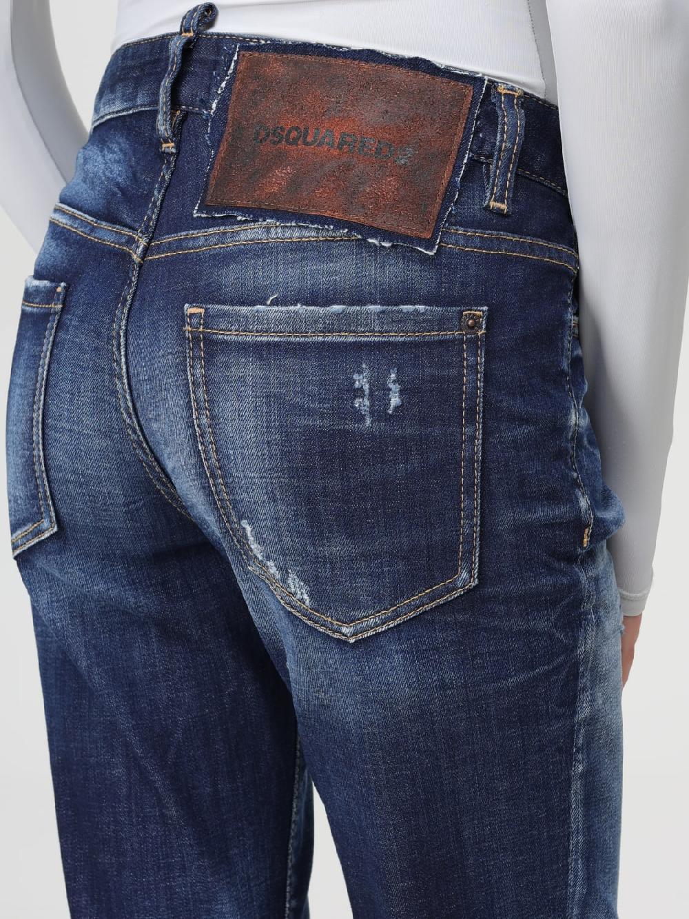 Giglio Jeans Dsquared2 In Denim Di Cotone