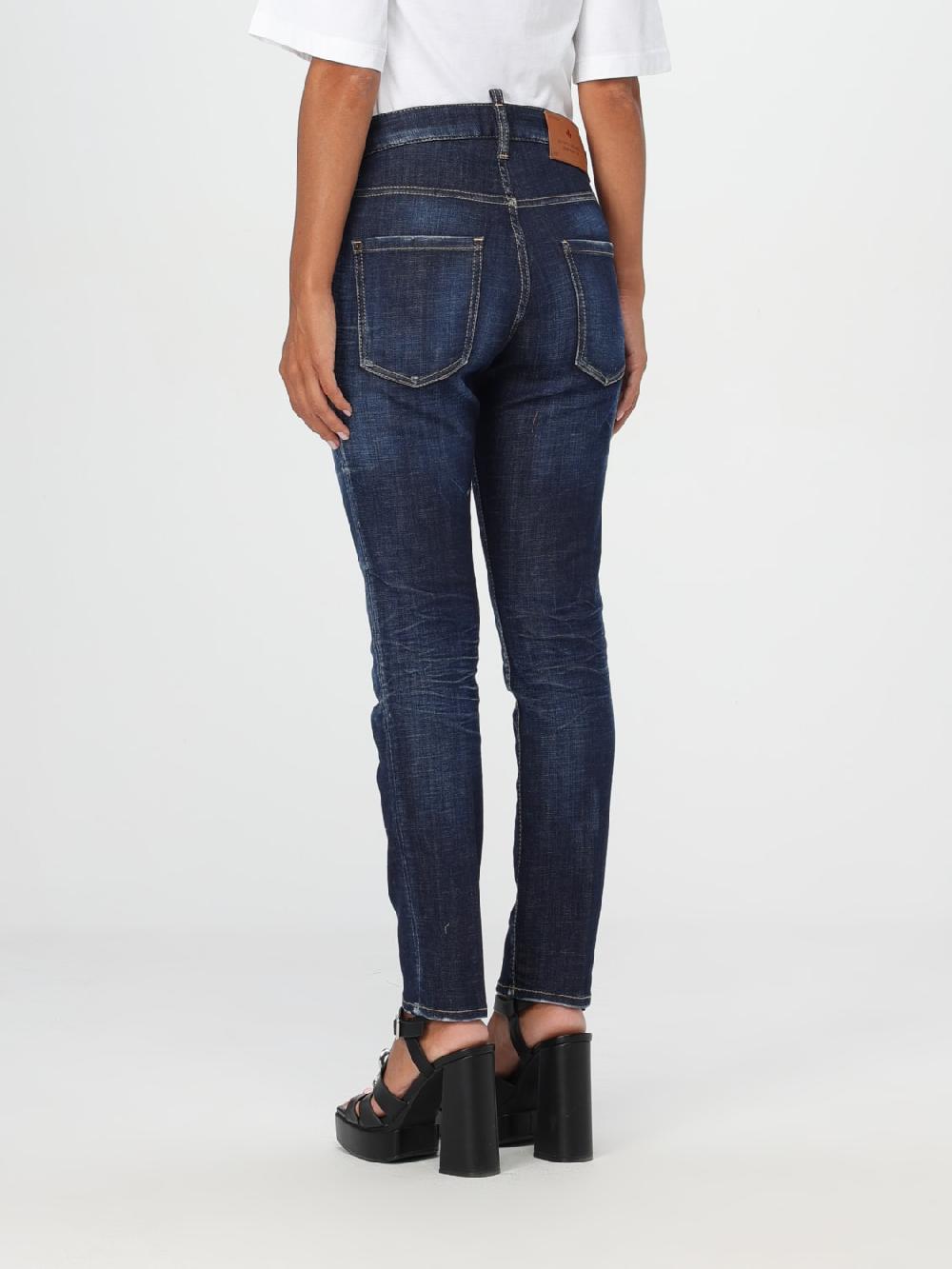 Giglio Jeans Dsquared2 In Denim Di Cotone