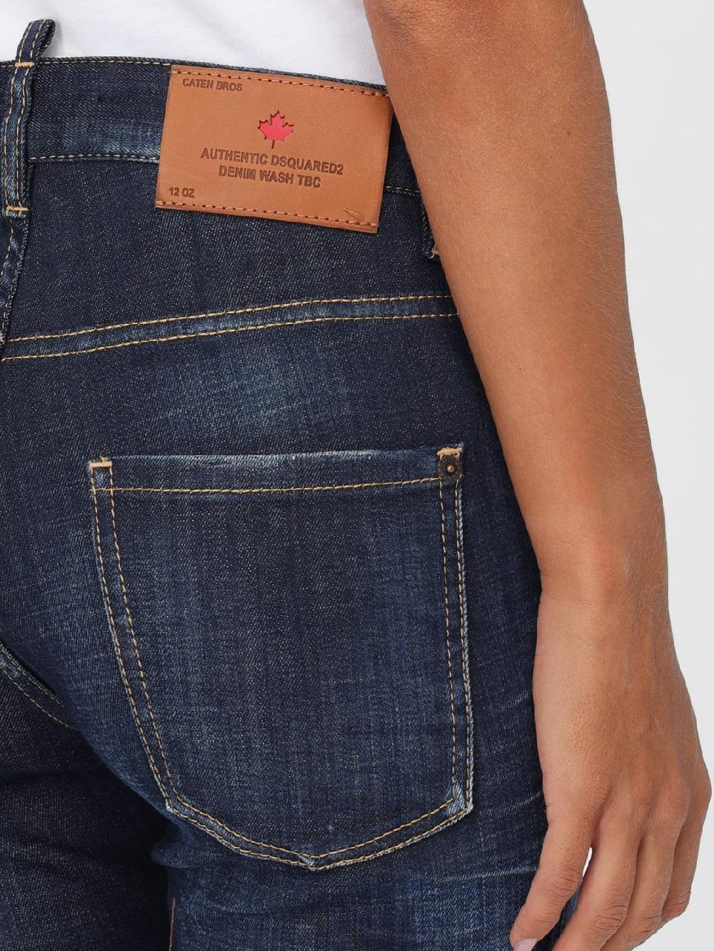 Giglio Jeans Dsquared2 In Denim Di Cotone