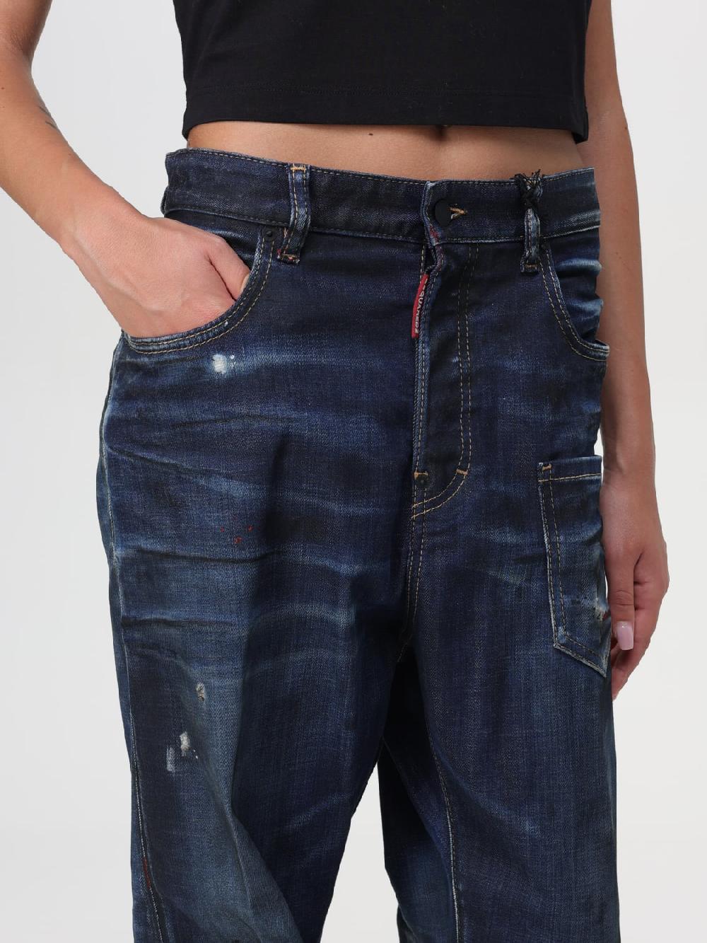 Giglio Jeans Dsquared2 In Denim Di Cotone