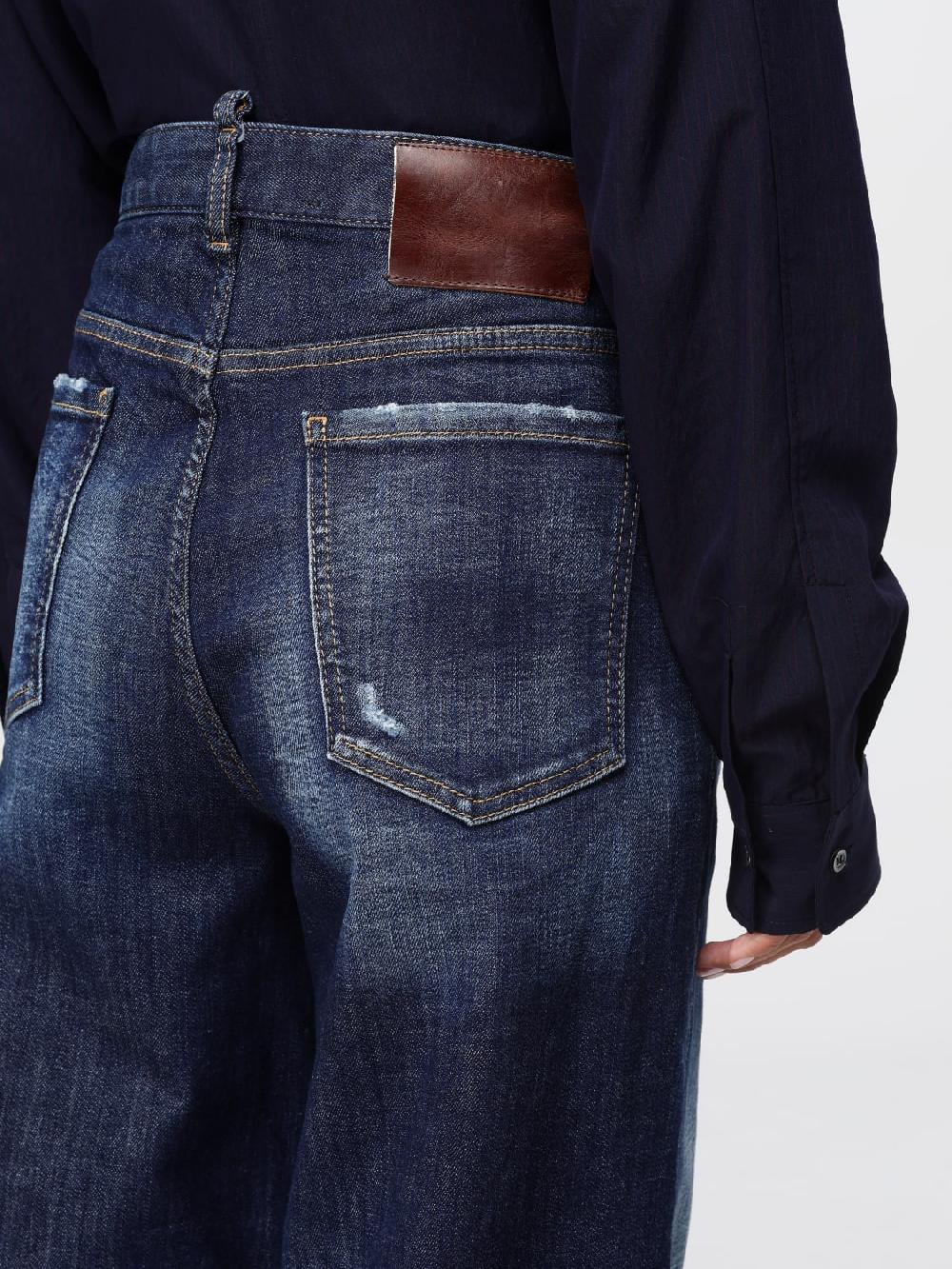 Giglio Jeans Dsquared2 In Denim Di Cotone
