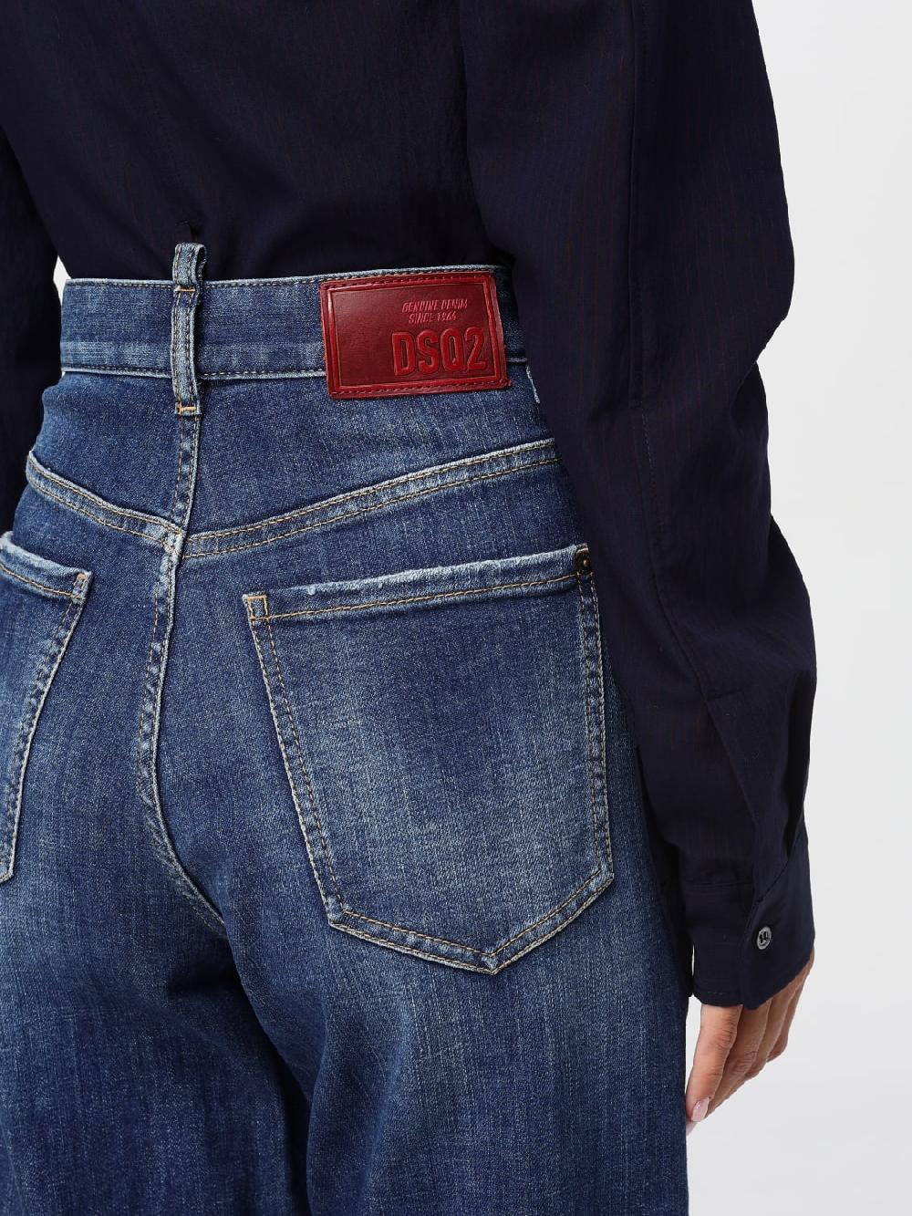 Giglio Jeans Dsquared2 In Denim Di Cotone
