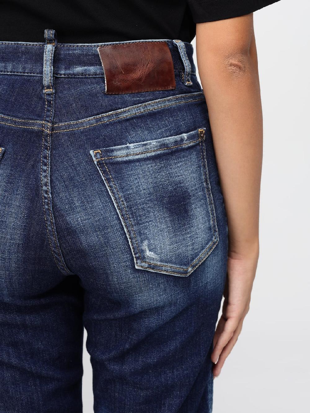 Giglio Jeans Dsquared2 In Denim Di Cotone