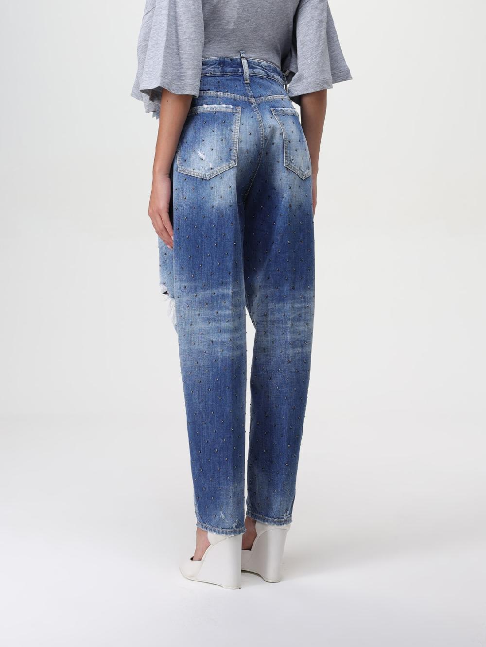Giglio Jeans Dsquared2 In Denim Used Con Strass