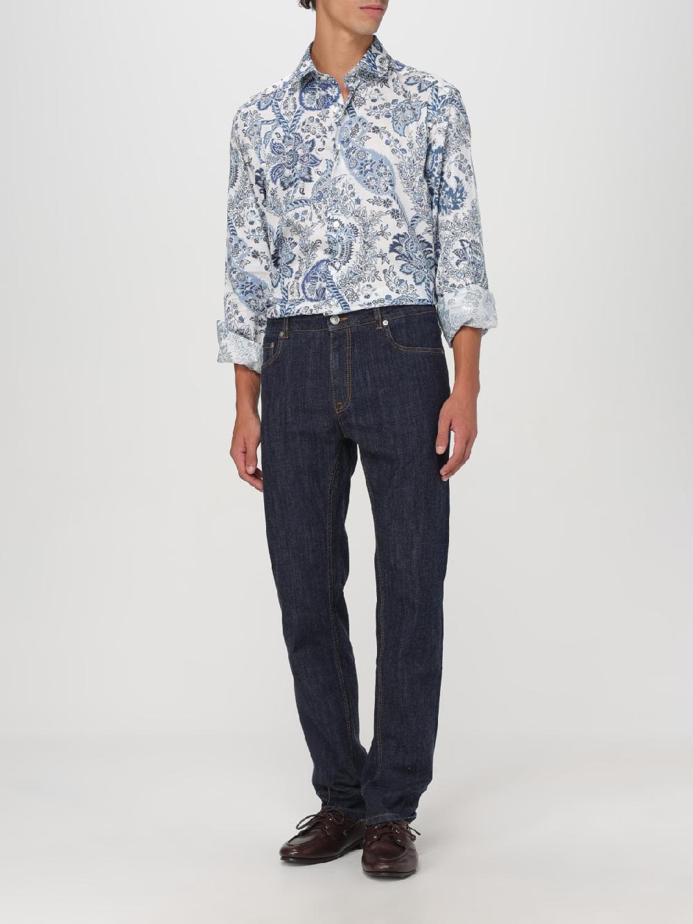 Giglio Jeans Etro In Denim Di Cotone