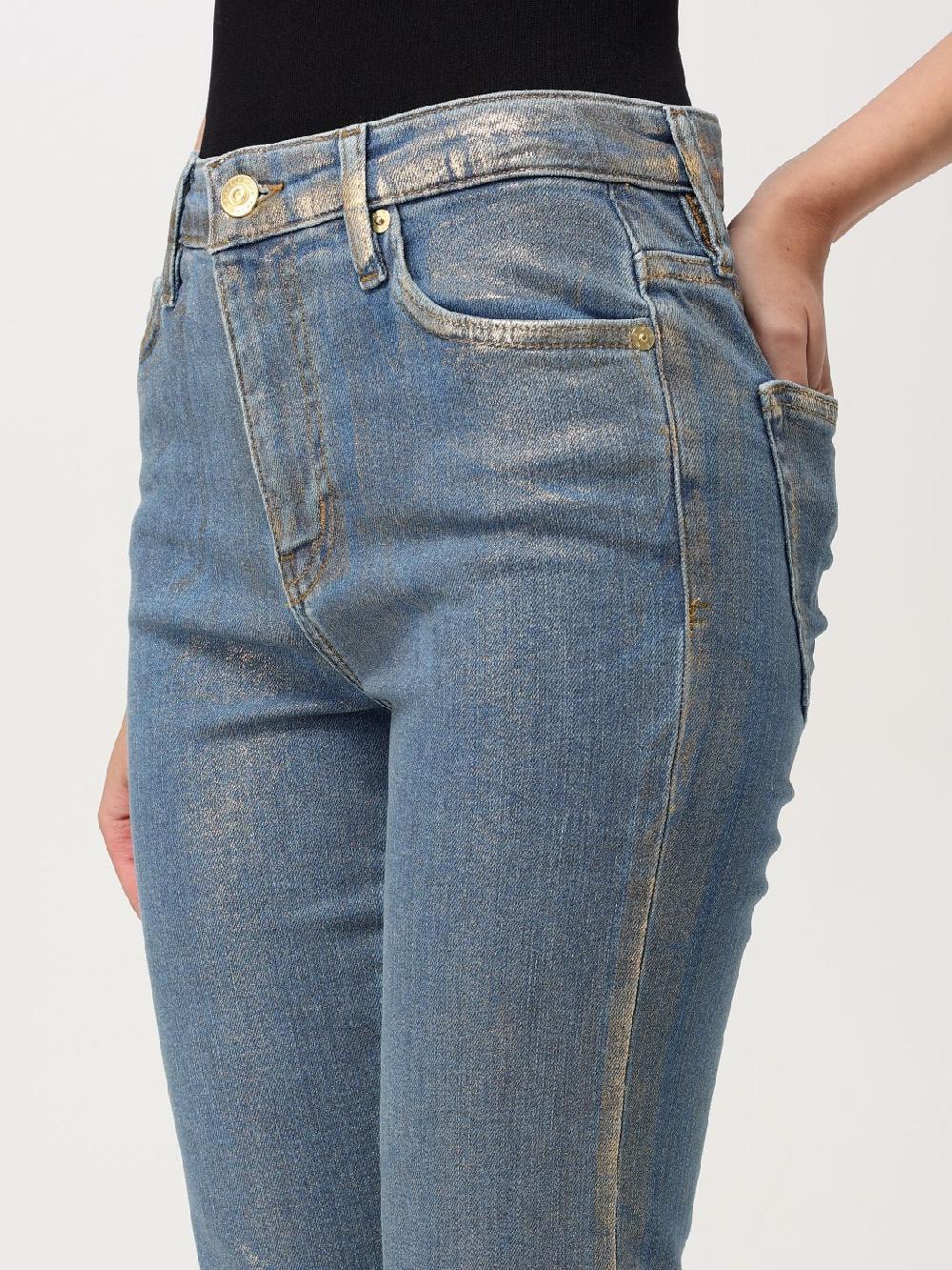 Giglio Jeans Frame In Denim Lamè
