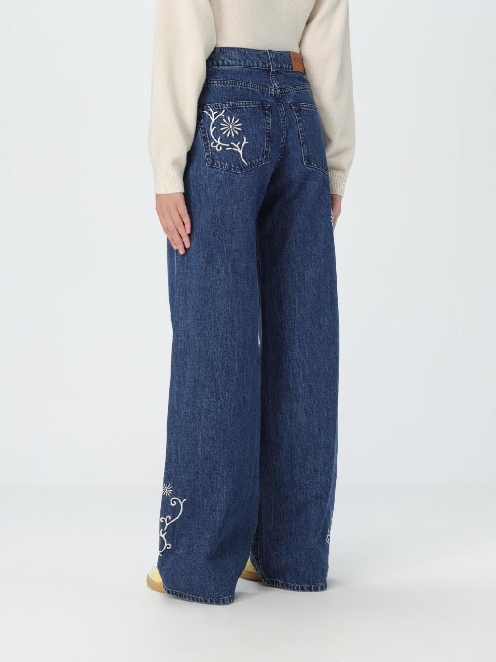 Giglio Jeans Kenzo In Denim Con Ricami