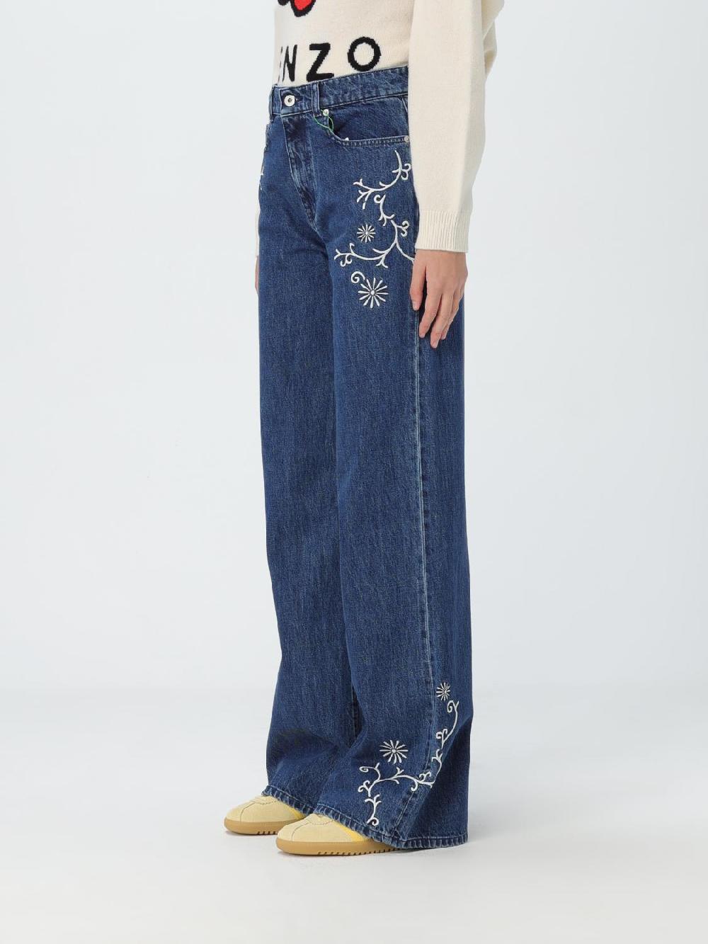 Giglio Jeans Kenzo In Denim Con Ricami