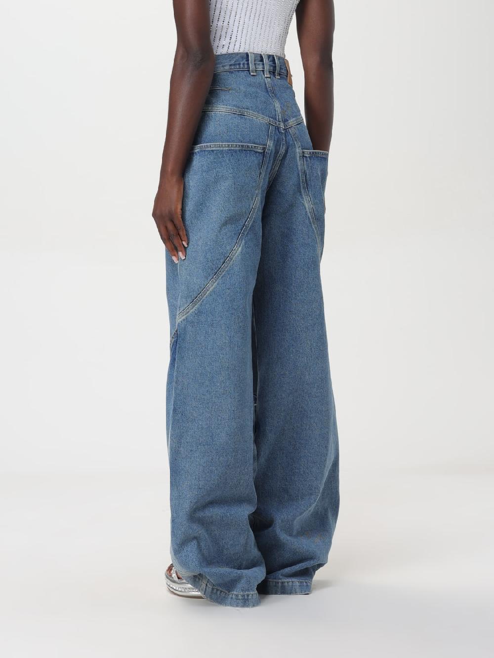 Giglio Jeans Largo The Attico Con Toppe