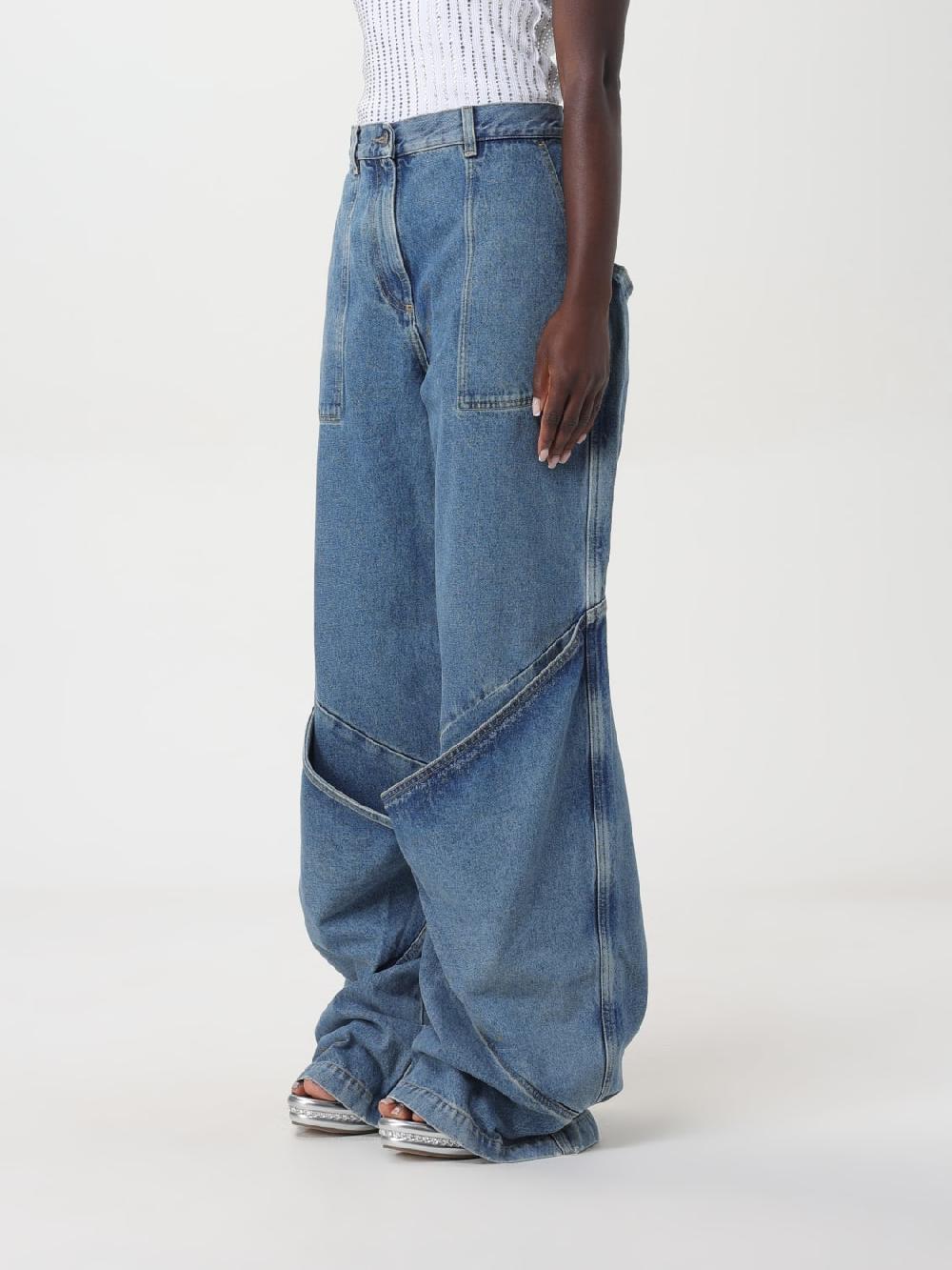 Giglio Jeans Largo The Attico Con Toppe