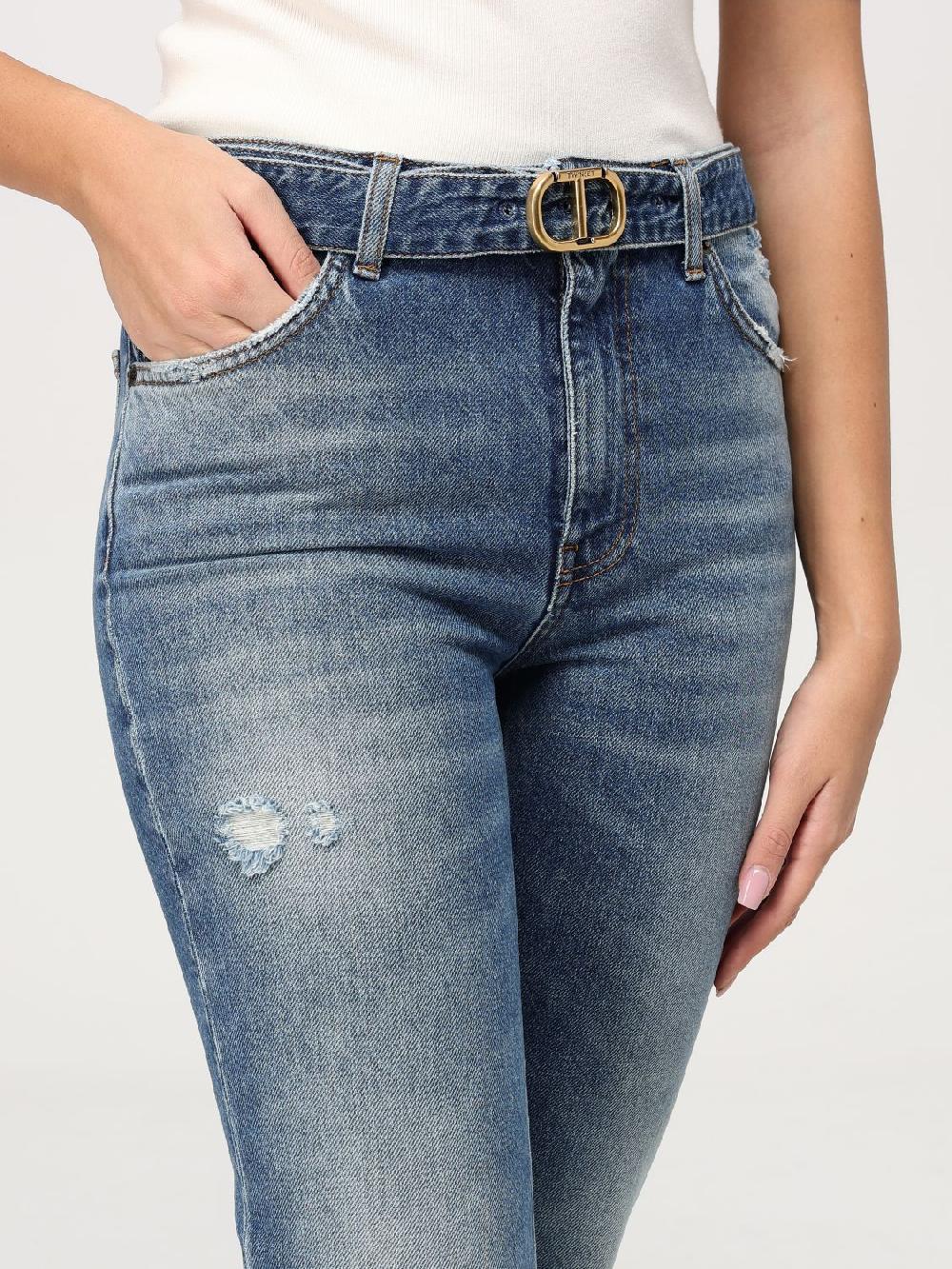 Giglio Jeans Oval T Twinset In Denim