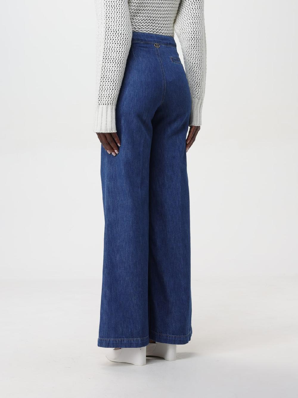 Giglio Jeans Twinset In Denim Di Cotone