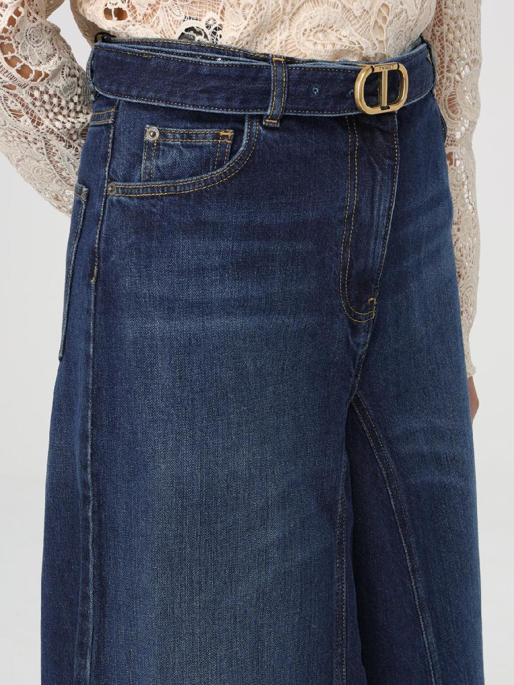 Giglio Jeans Twinset In Denim