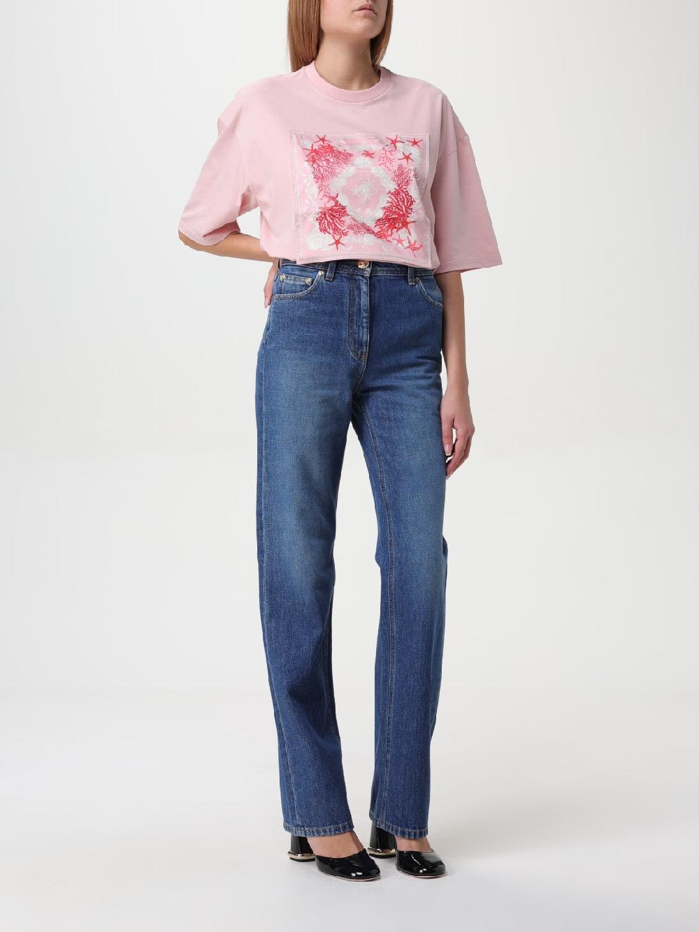 Giglio Jeans Versace In Denim Di Cotone