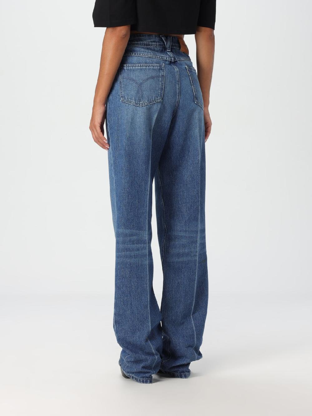 Giglio Jeans Versace In Denim Di Cotone