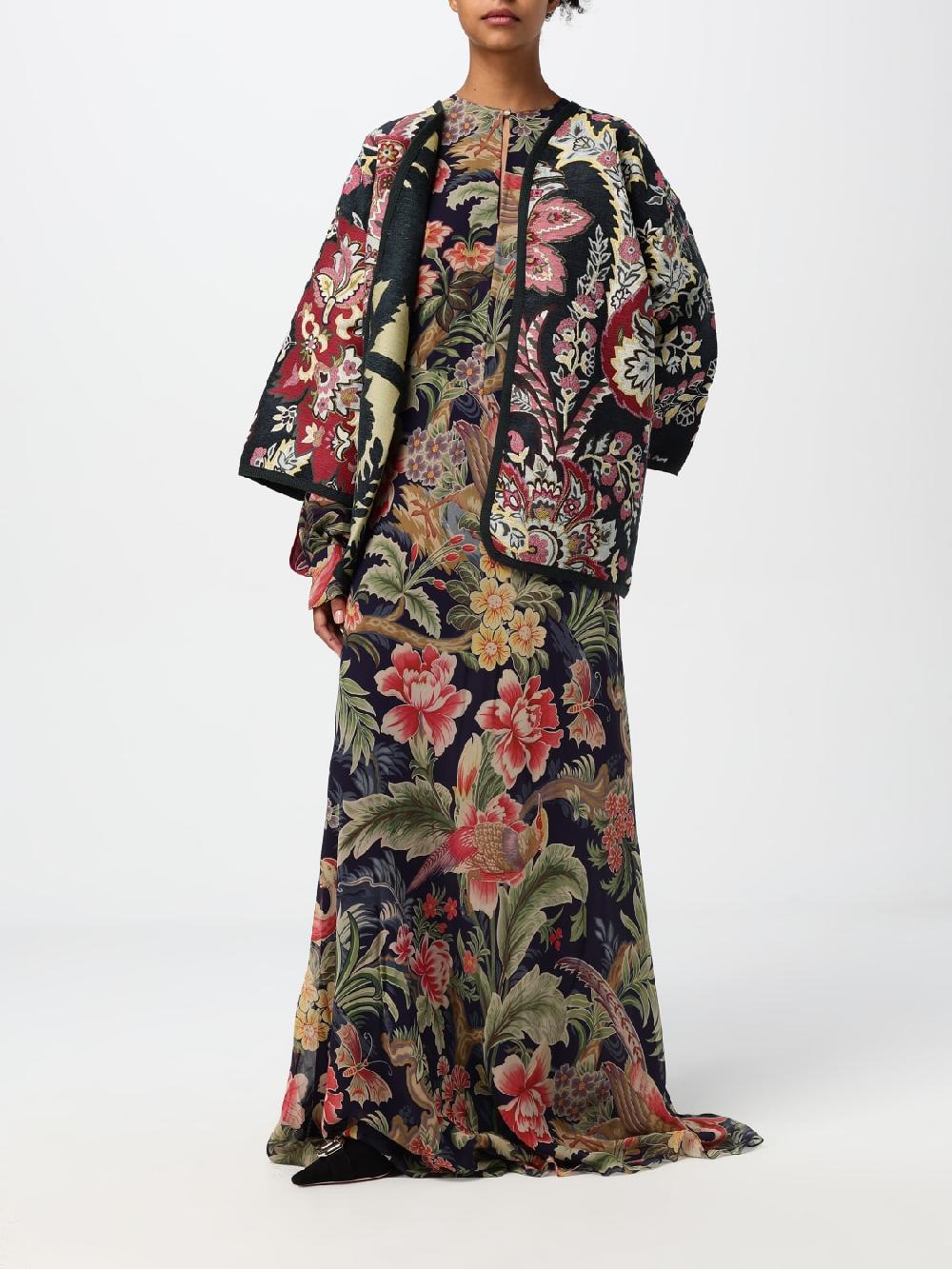 Giglio Kimono Etro In Misto Cotone E Viscosa