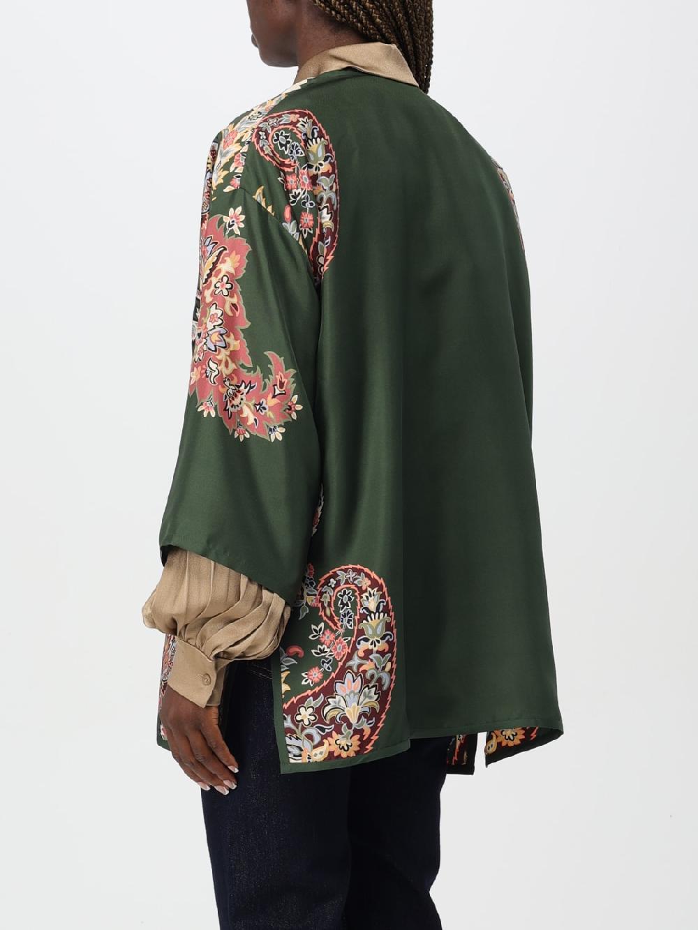 Giglio Kimono Etro In Seta Stampata