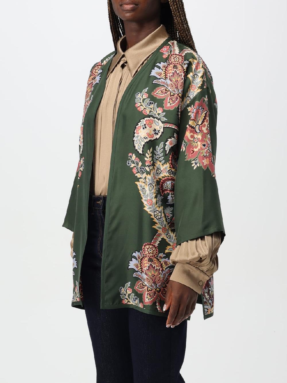 Giglio Kimono Etro In Seta Stampata