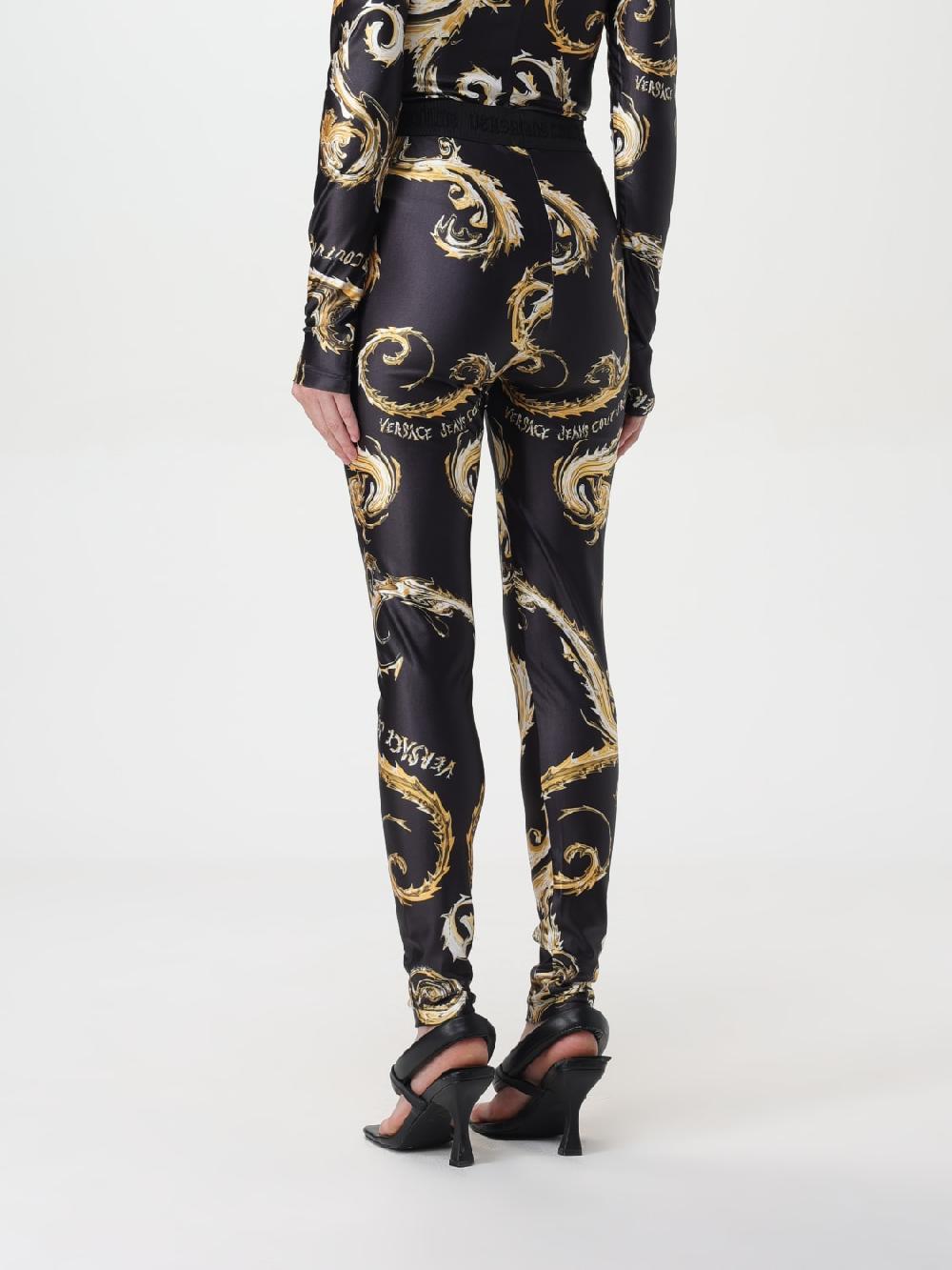 Giglio Leggings Baroque Versace Jeans Couture