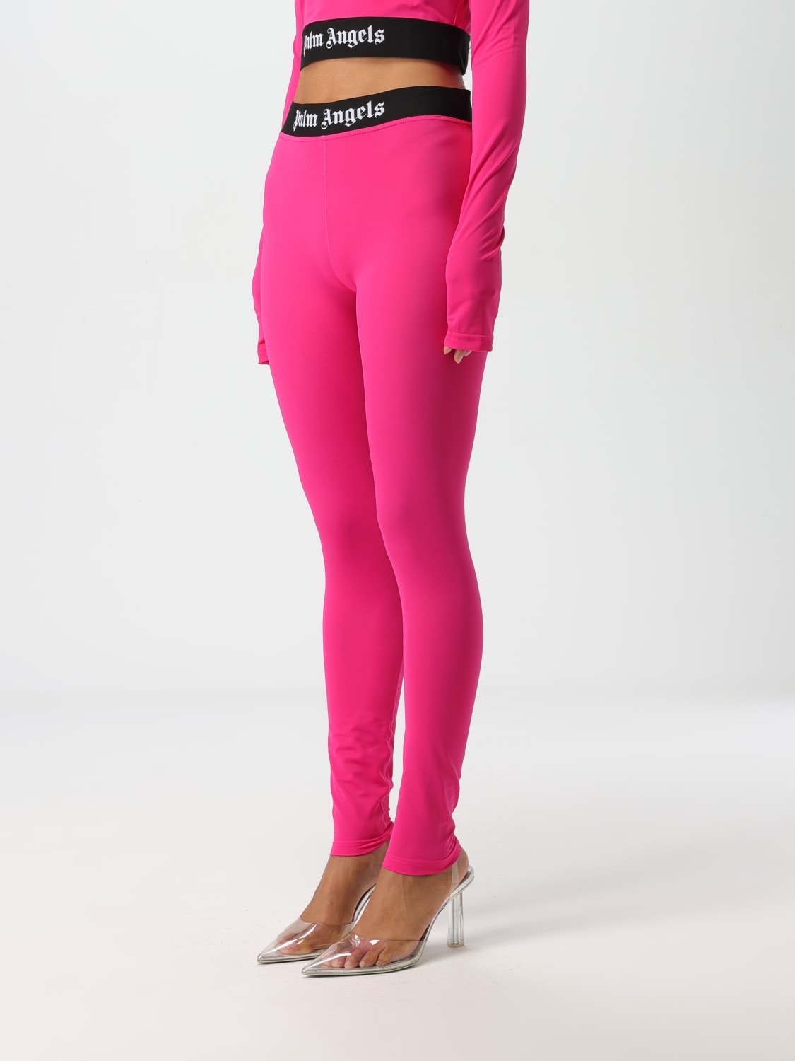 Giglio Leggings Con Logo Palm Angels