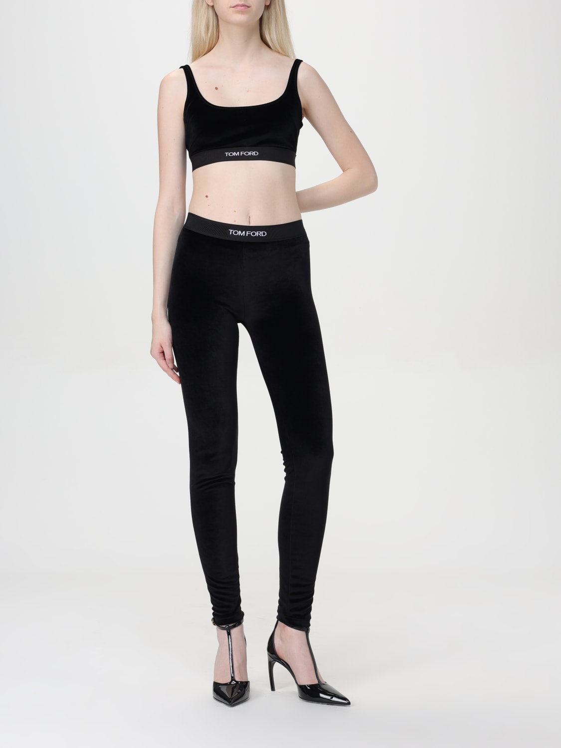 Giglio Leggings Con Logo Tom Ford