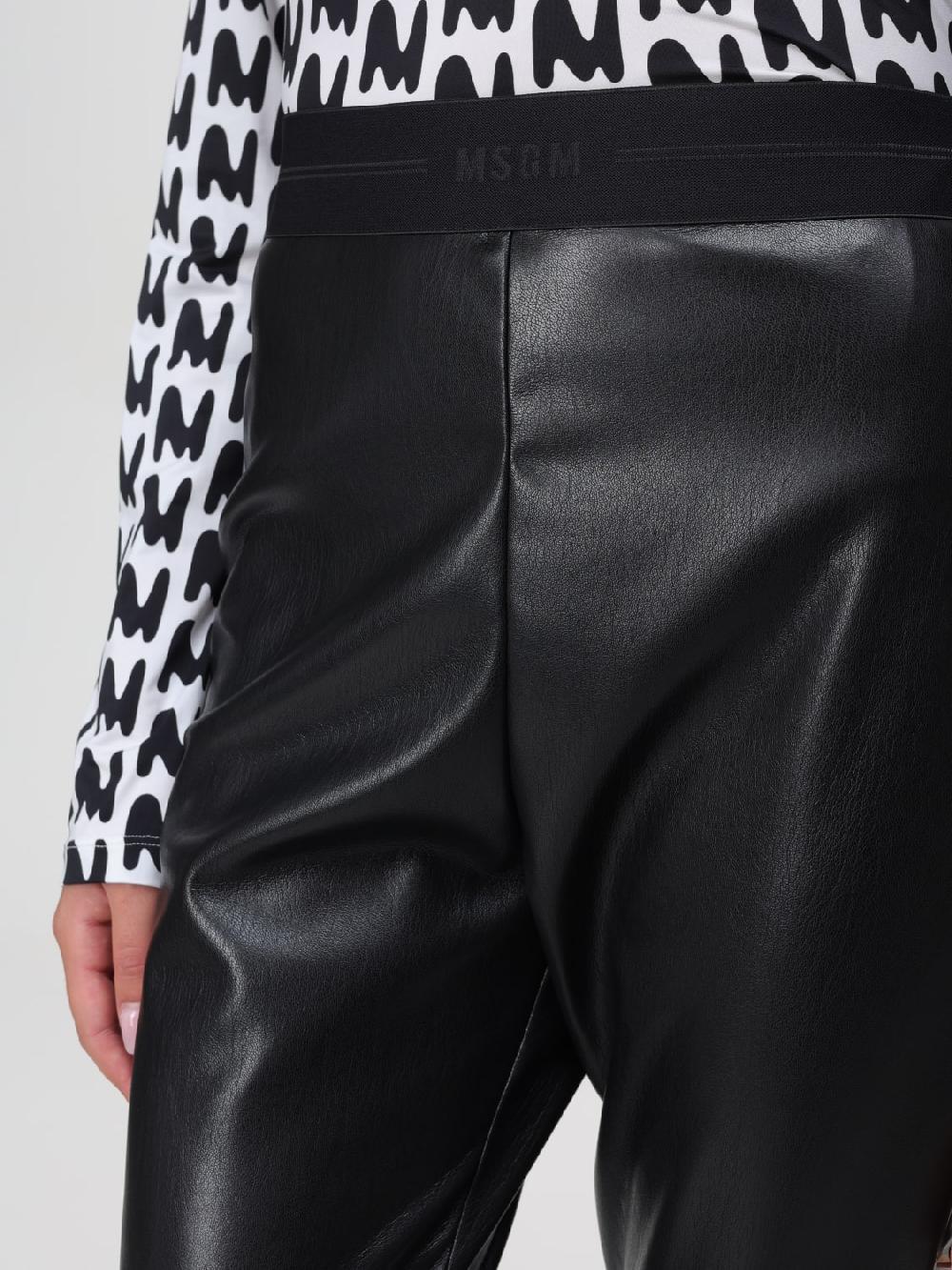 Giglio Leggins MSGM In Pelle Sintetica