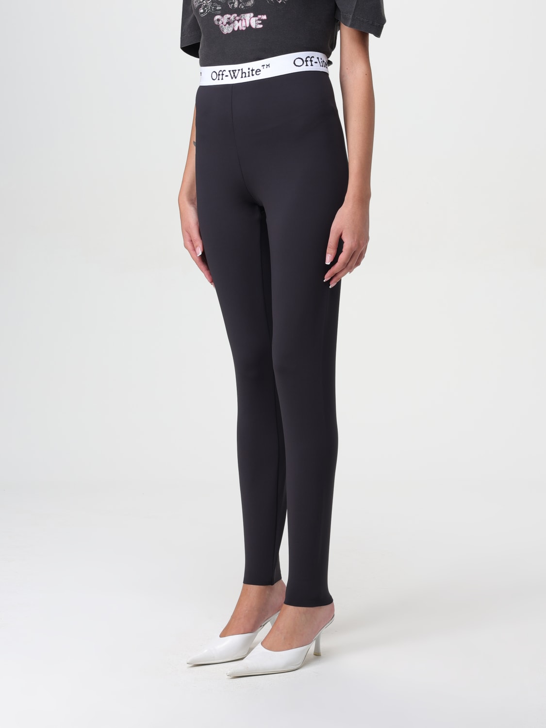 Giglio Leggins Off-White In Jersey