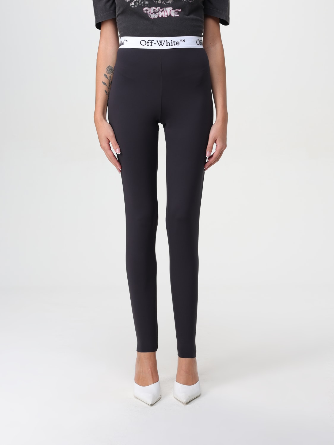 Giglio Leggins Off-White in jersey