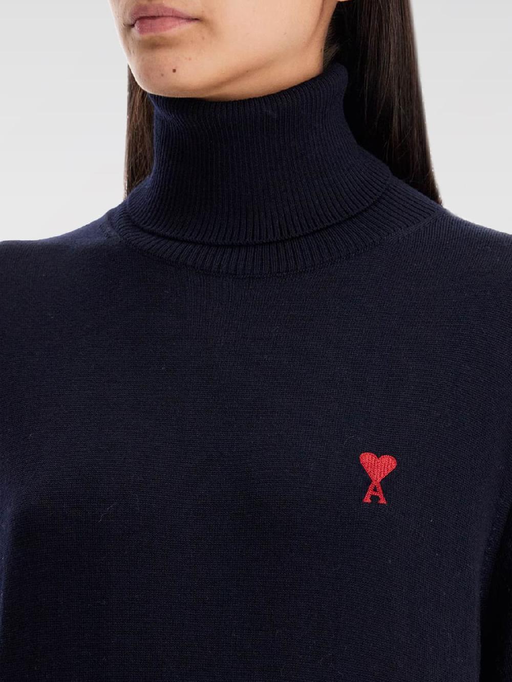 Giglio Maglia A Dolcevita Ami Paris In Lana