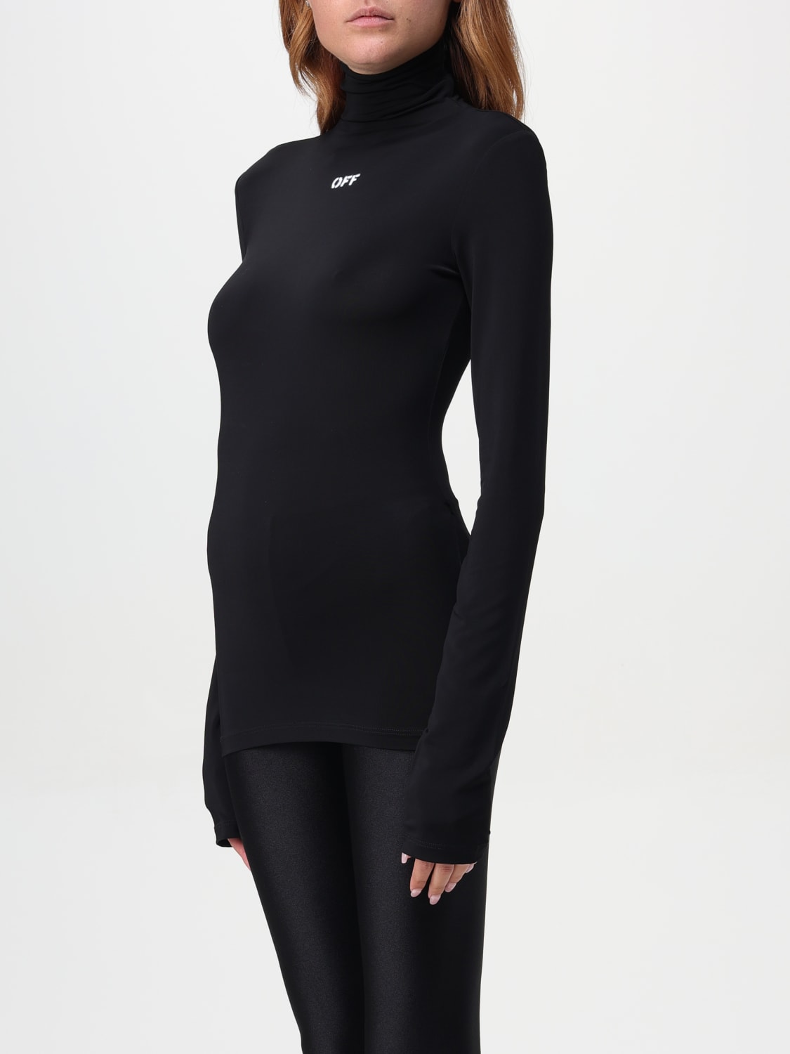 Giglio Maglia A Dolcevita Con Logo Off-White