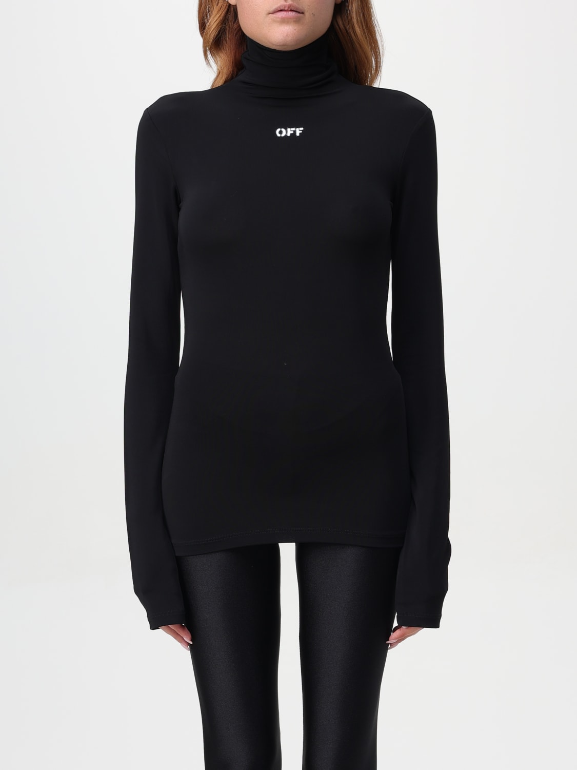 Giglio Maglia a dolcevita con logo Off-White