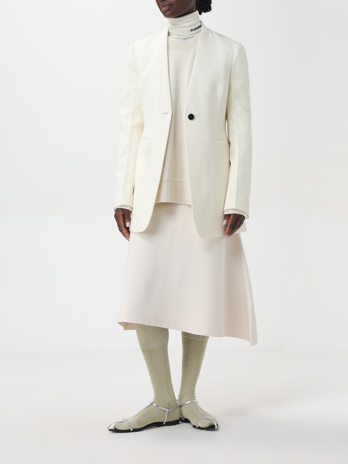Giglio Maglia A Dolcevita Jil Sander In Misto Lana