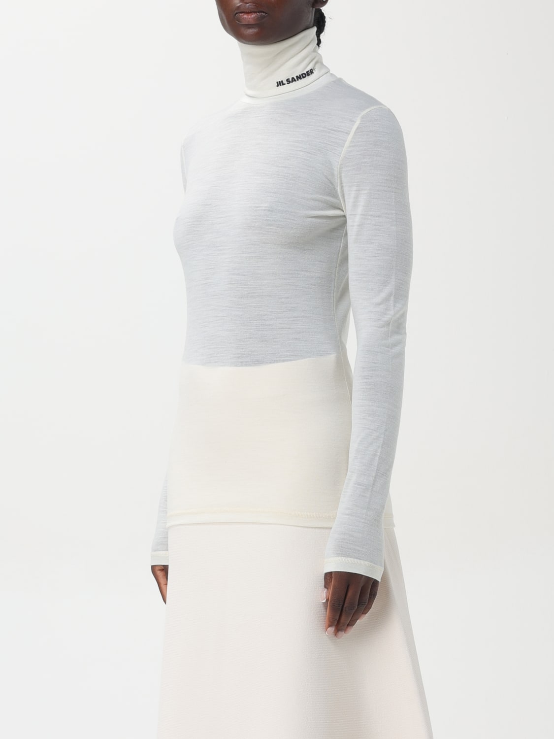 Giglio Maglia A Dolcevita Jil Sander In Misto Lana