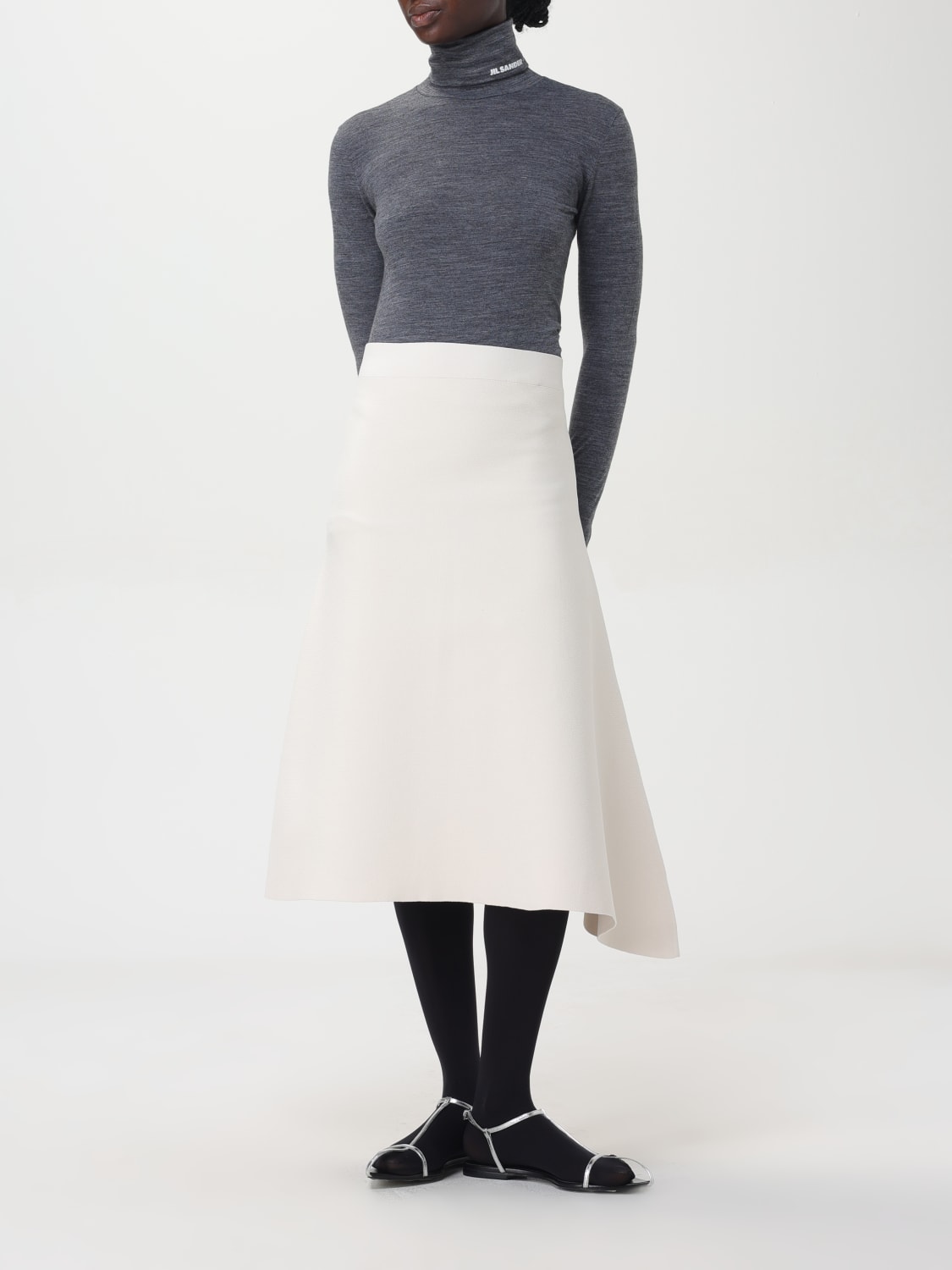 Giglio Maglia A Dolcevita Jil Sander In Misto Lana