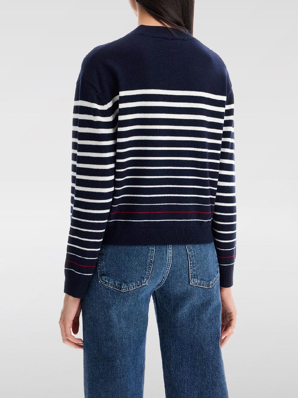 Giglio Maglia A.P.C. In Lana A Righe