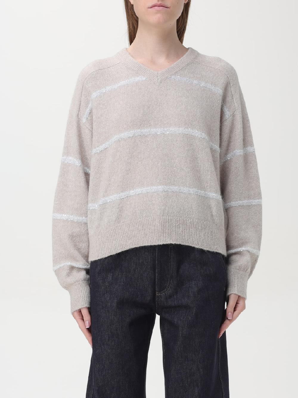 Giglio Maglia a righe Brunello Cucinelli