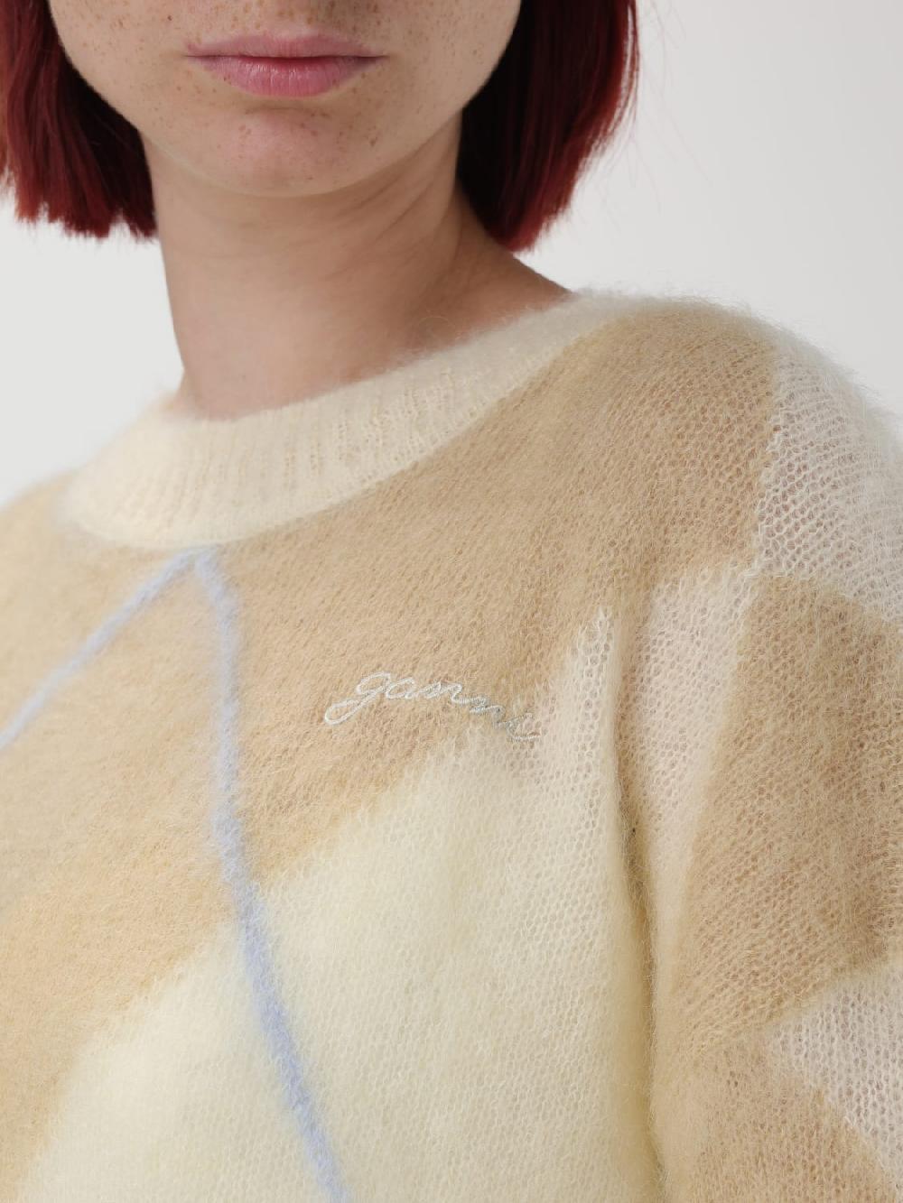 Giglio Maglia A Rombi Ganni