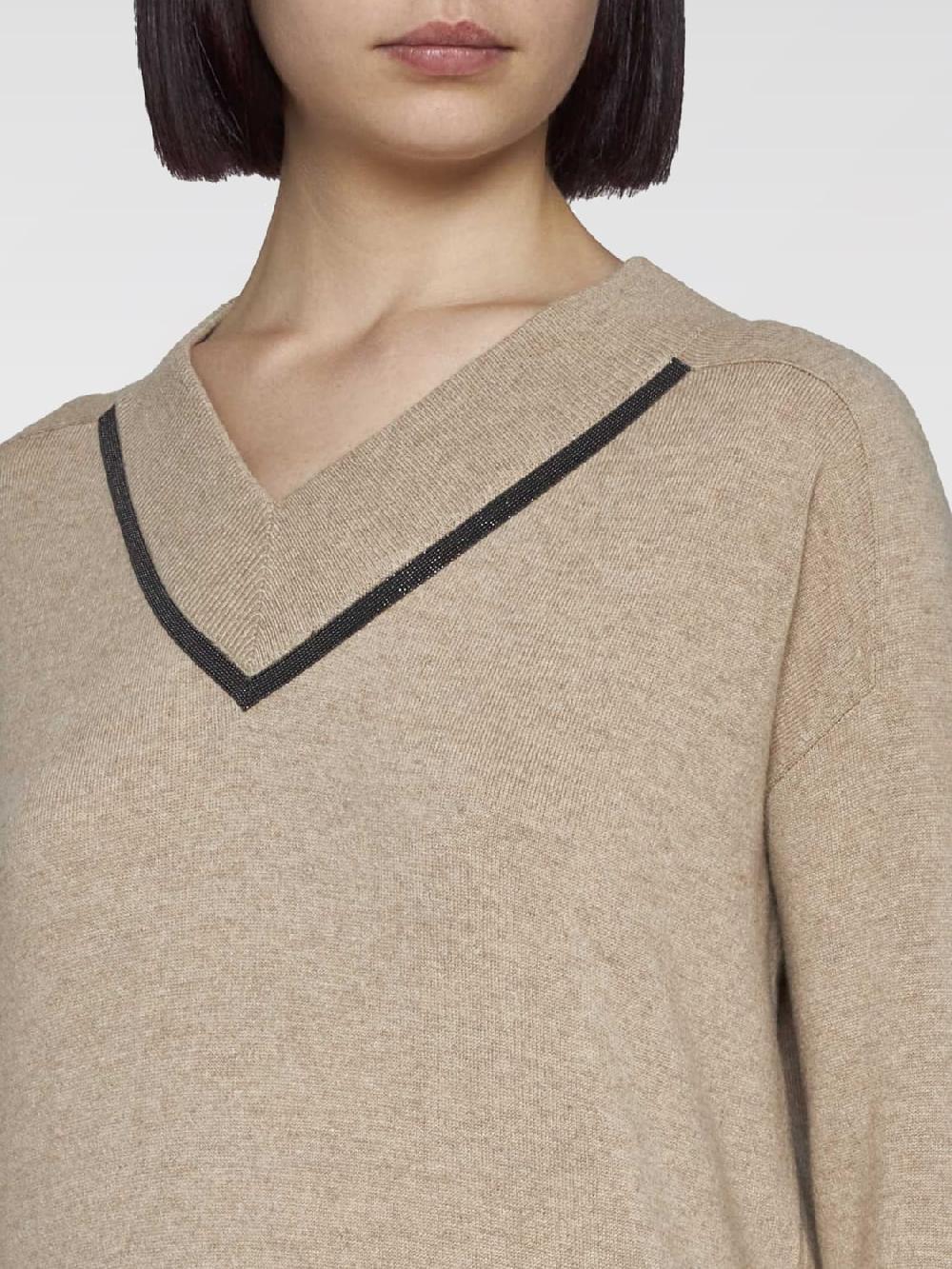 Giglio Maglia A V Brunello Cucinelli