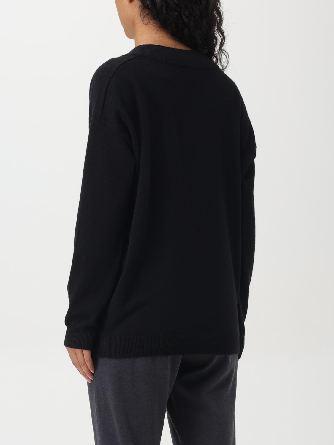 Giglio Maglia A V Brunello Cucinelli In Cashmere