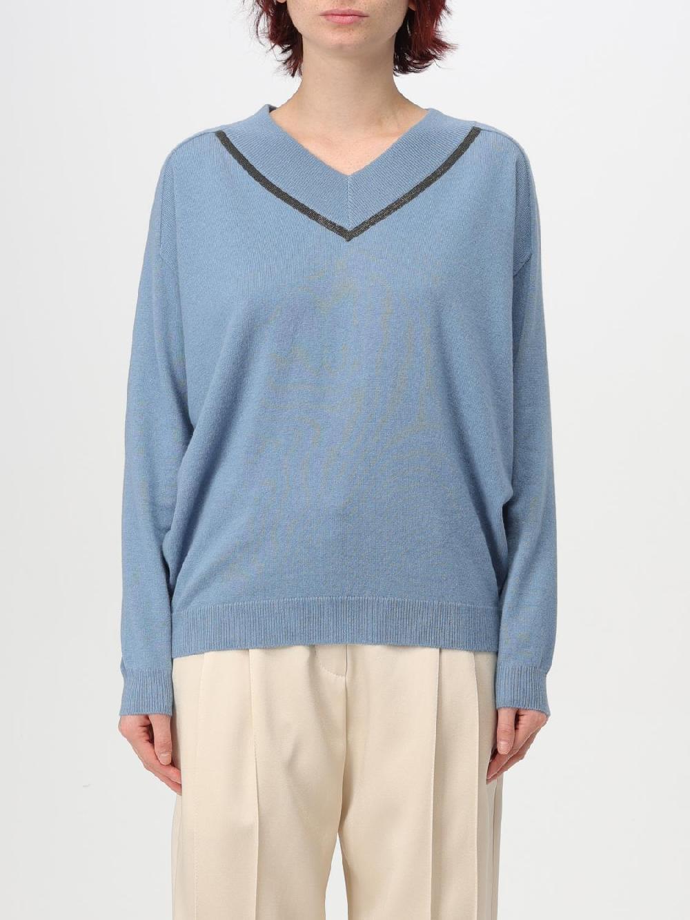 Giglio Maglia a v Brunello Cucinelli in cashmere