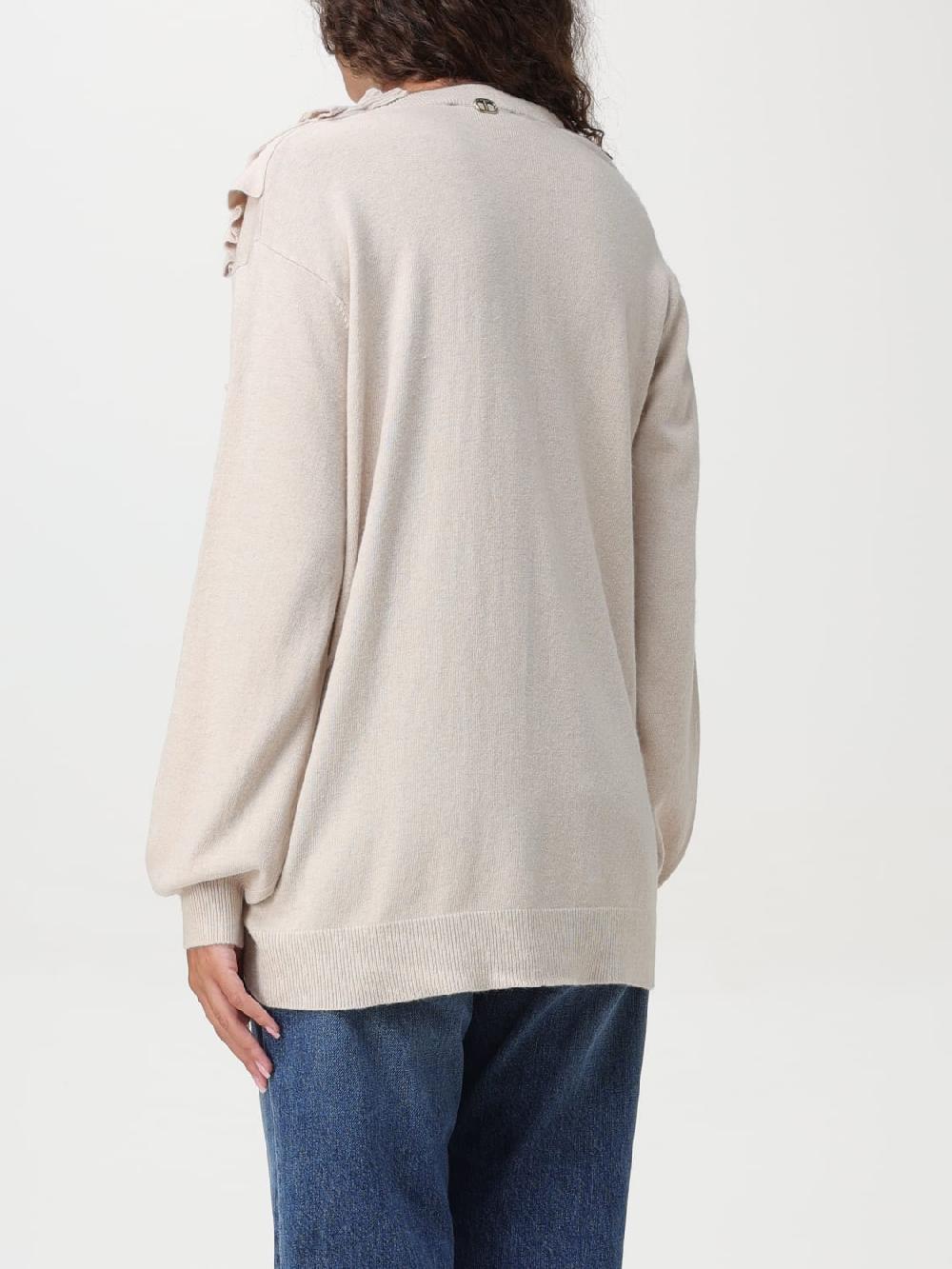 Giglio Maglia A V Con Rouches Twinset