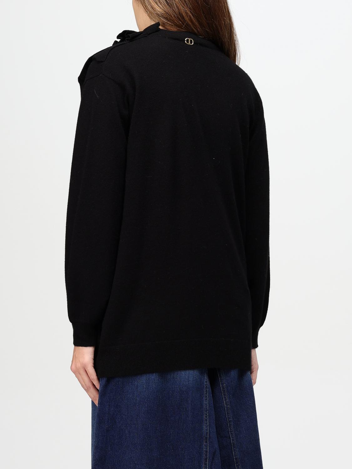 Giglio Maglia A V Con Rouches Twinset