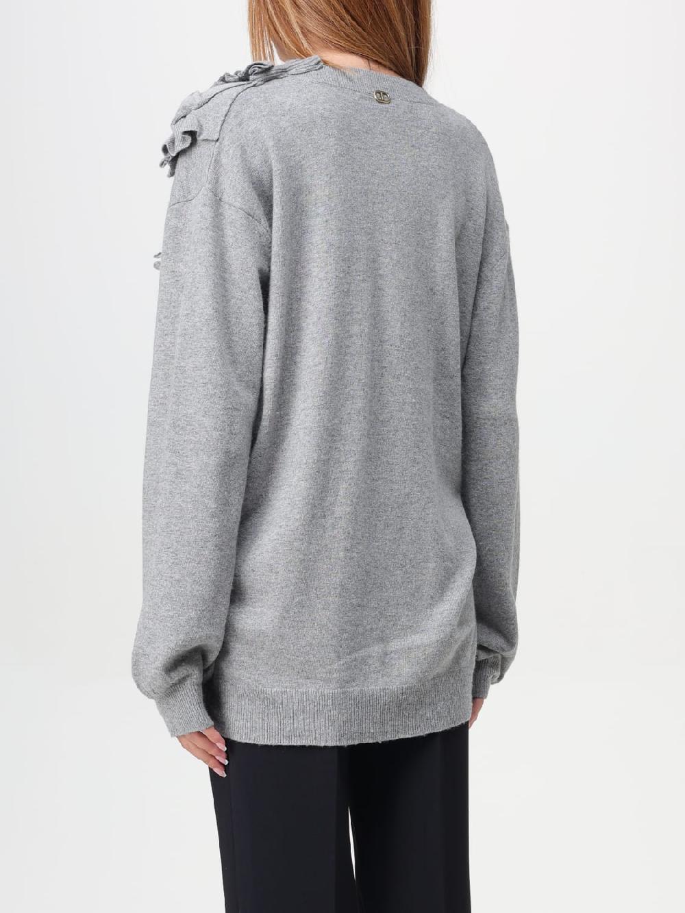 Giglio Maglia A V Con Rouches Twinset