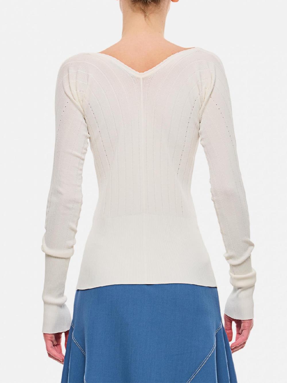Giglio Maglia A V Jacquemus In Misto Viscosa