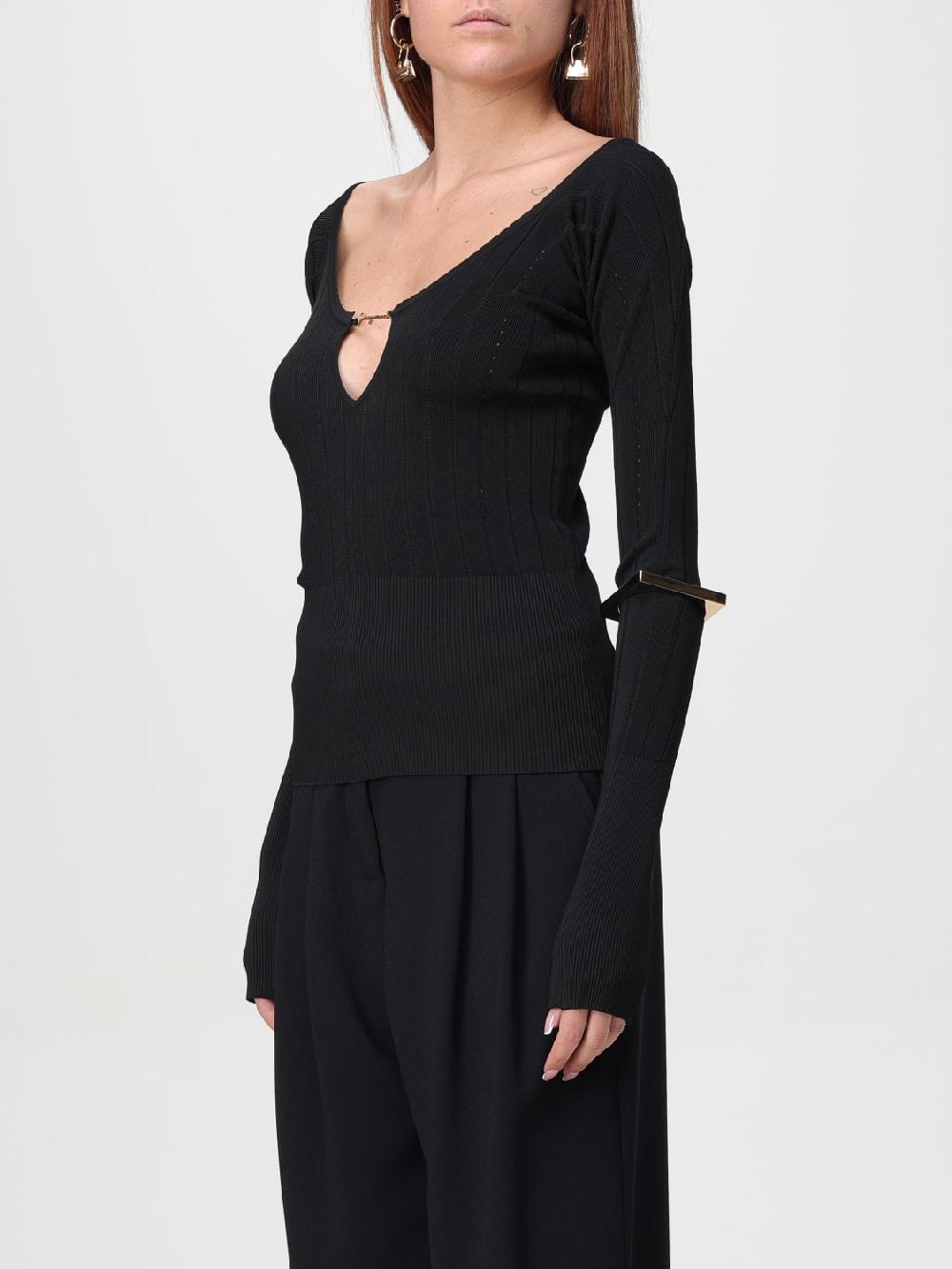 Giglio Maglia A V Jacquemus In Misto Viscosa
