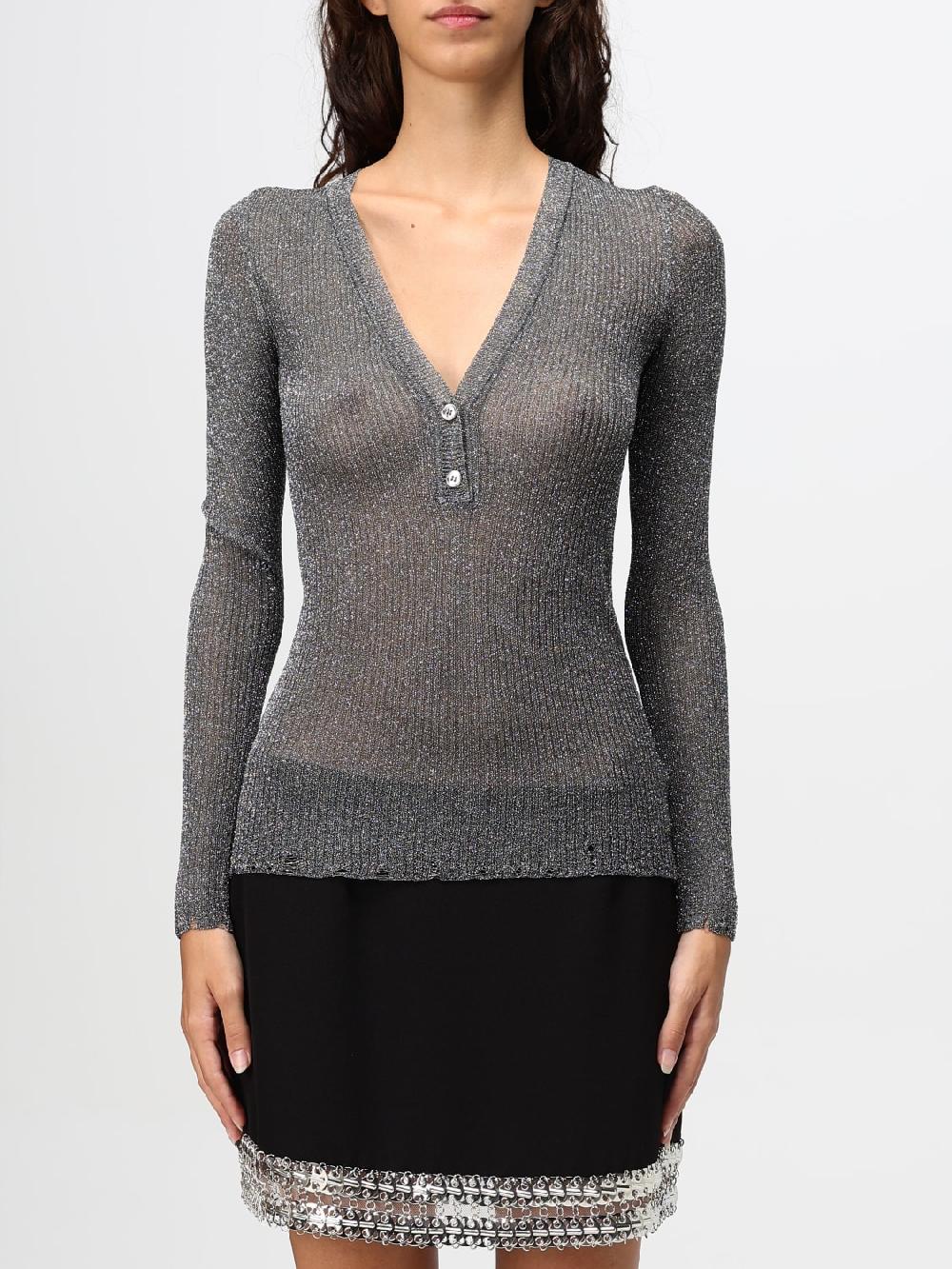 Giglio Maglia a v Pinko glitter