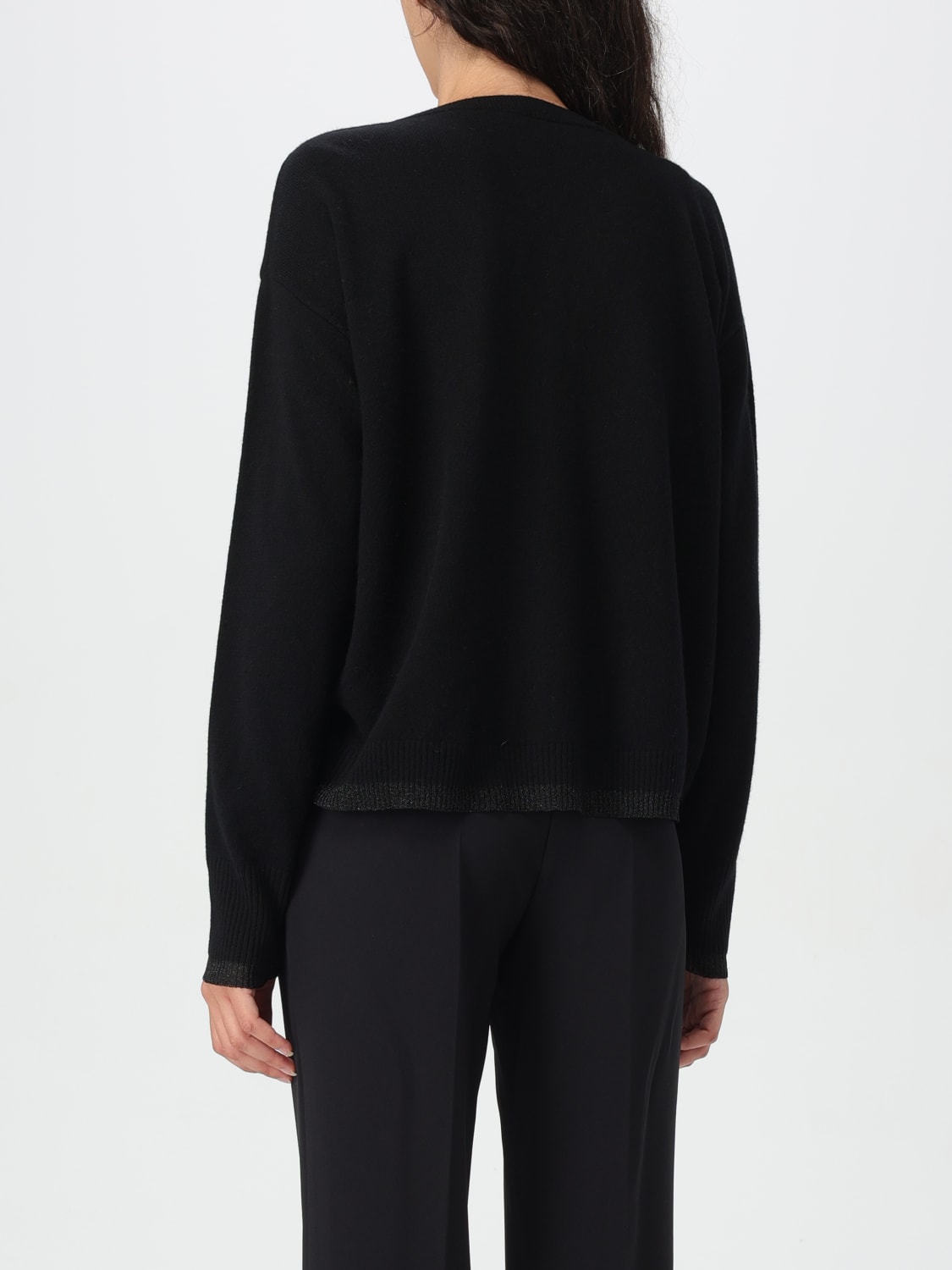 Giglio Maglia A V Pinko In Lana E Cashmere