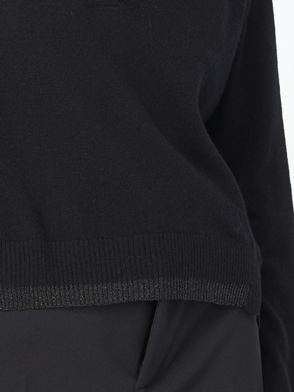 Giglio Maglia A V Pinko In Lana E Cashmere